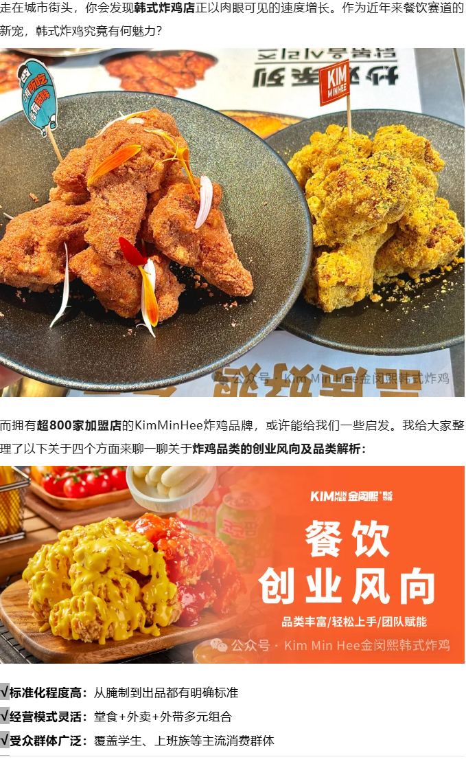为什么90后选择开韩式炸鸡店？这个800+门店的品牌说出了真相！(图1)